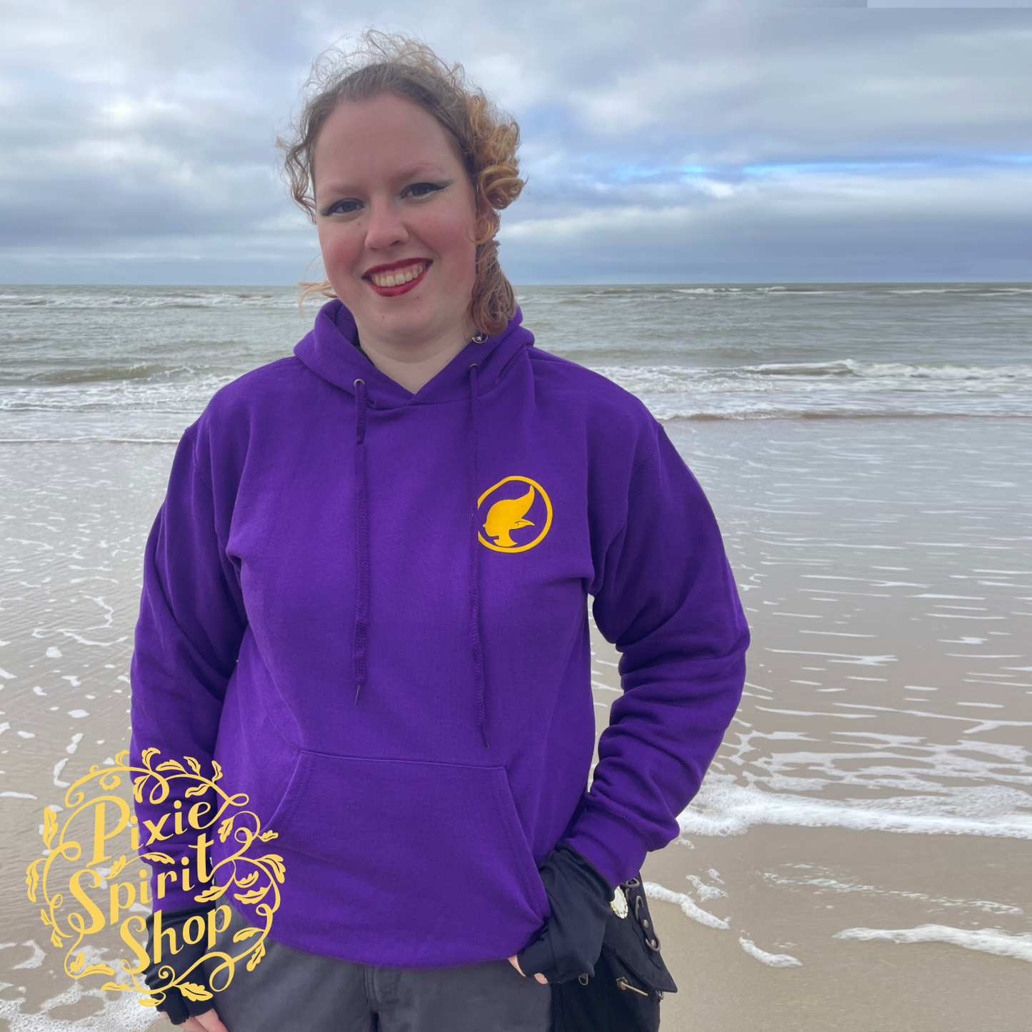 Dames Hoodie - Pixie op Paddestoel