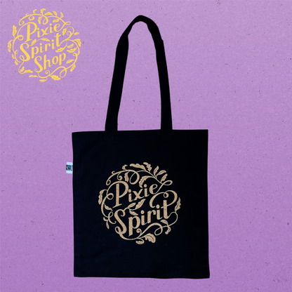 Schoudertas -  Pixie Spirit Logo Glitter goud